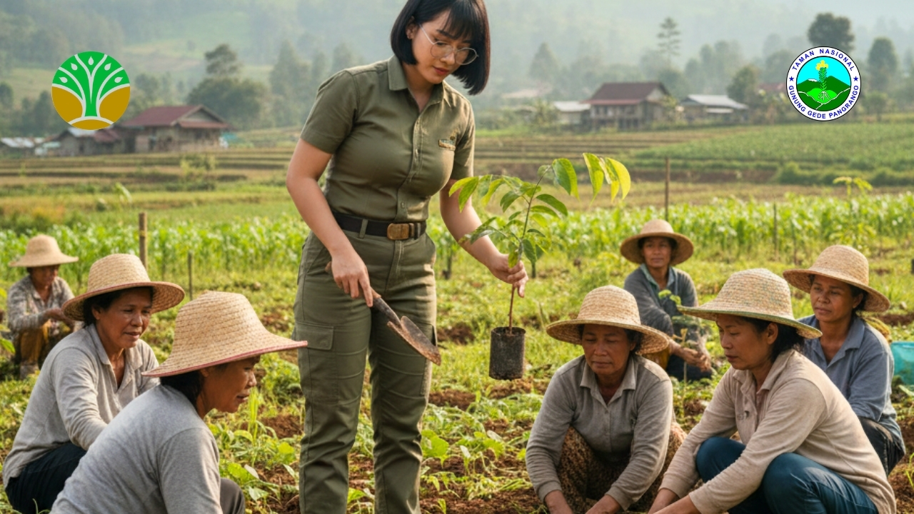 Program Agroforestri Berkelanjutan Taman Nasional Gunung Gede Pangrango